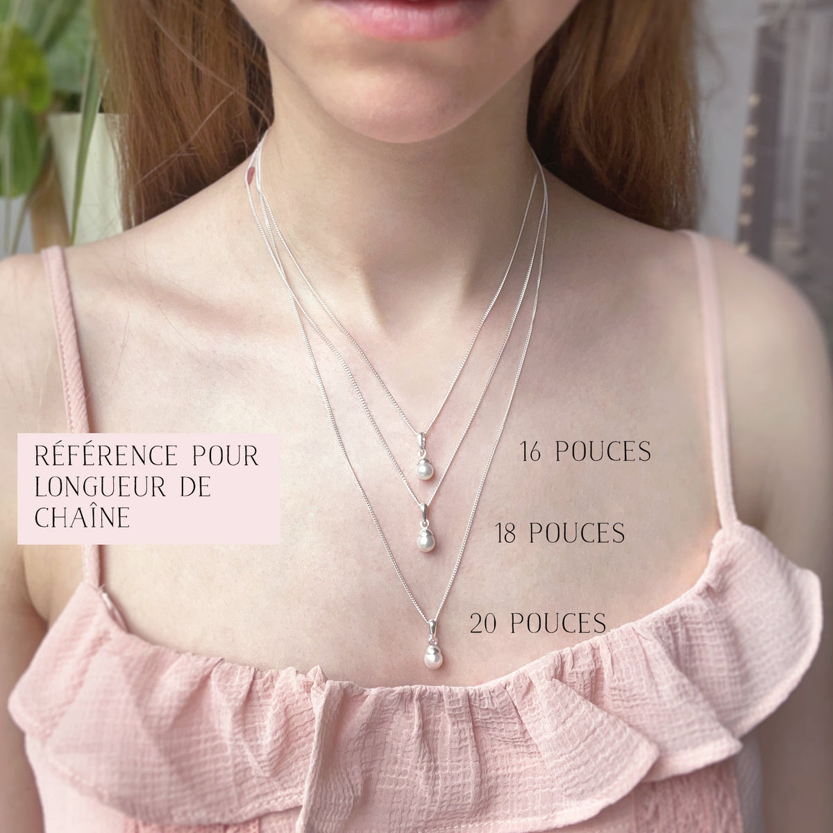 Collier étoile de nacre, version bleue
