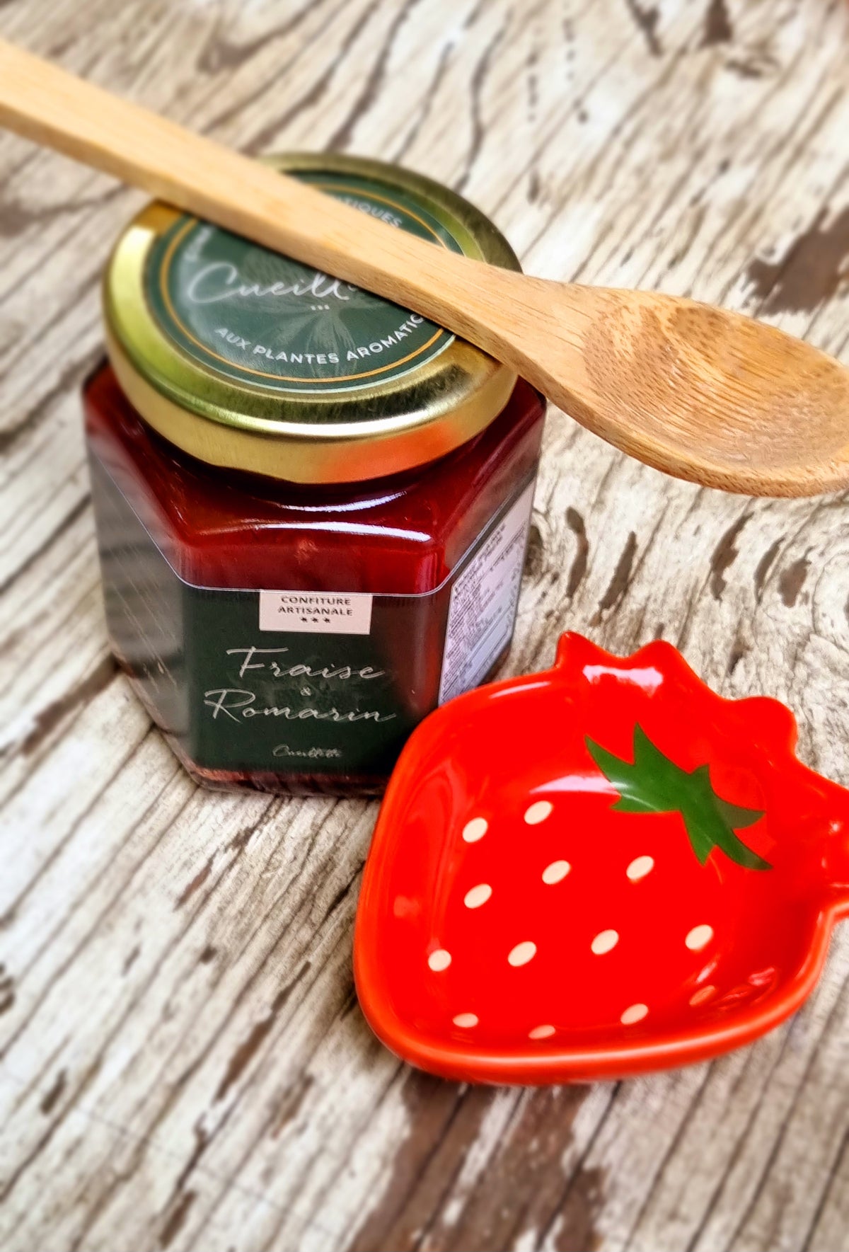 Confiture artisanale - Fraise romarin