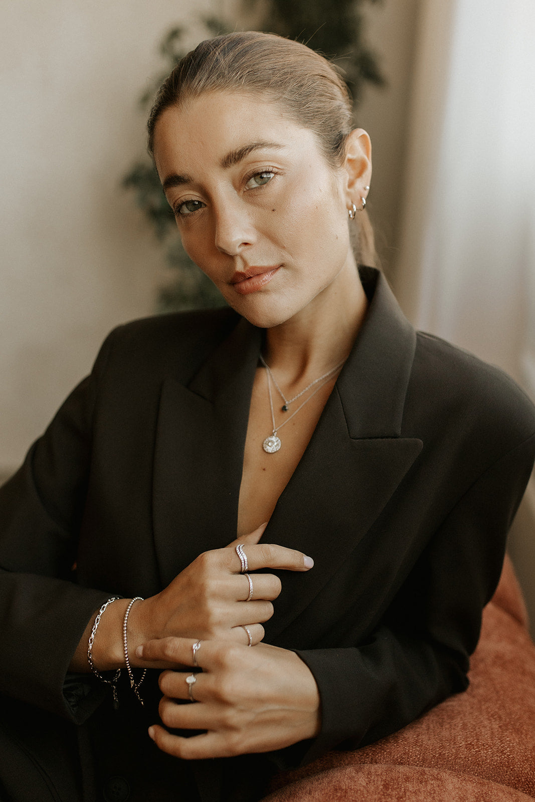 Chaîne Sienna portée