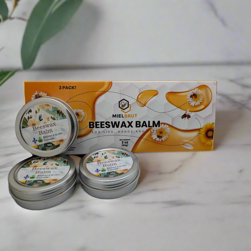 3 baumes à la cire d'abeille pour vos lèvres et votre peau