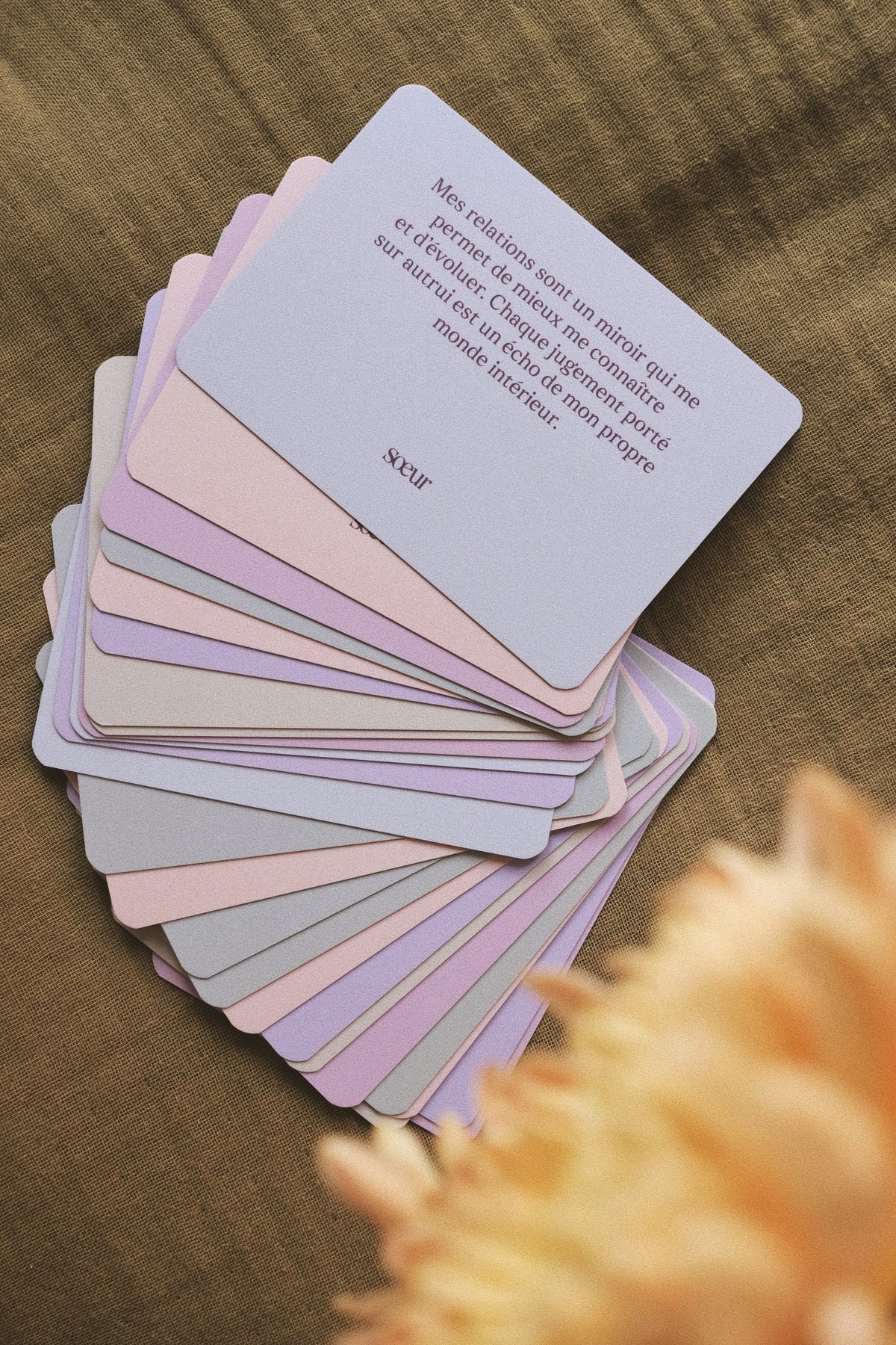Cartes d'Affirmations Conscientes