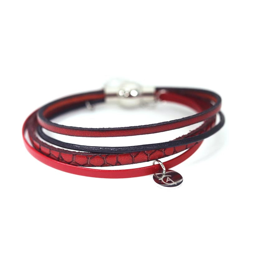 Multiple engraved bracelet