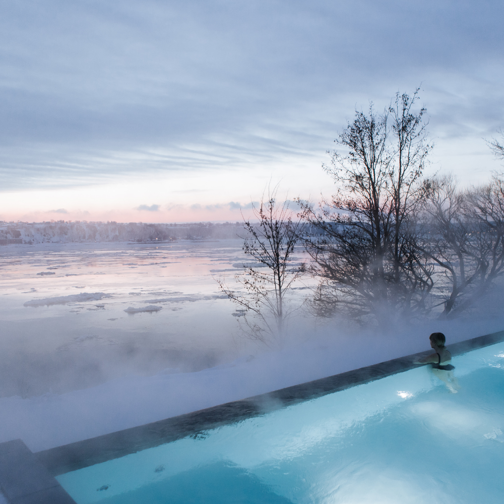 Expérience thermale et repas pour 1 personne - Strøm spa nordique Vieux-Québec
