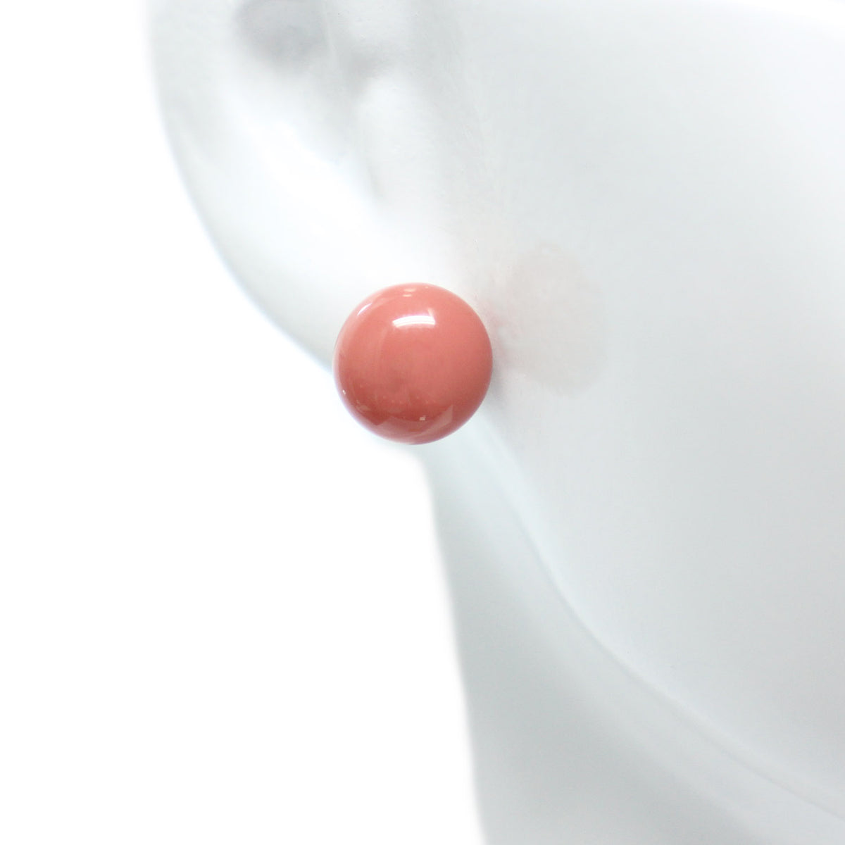 Button earrings