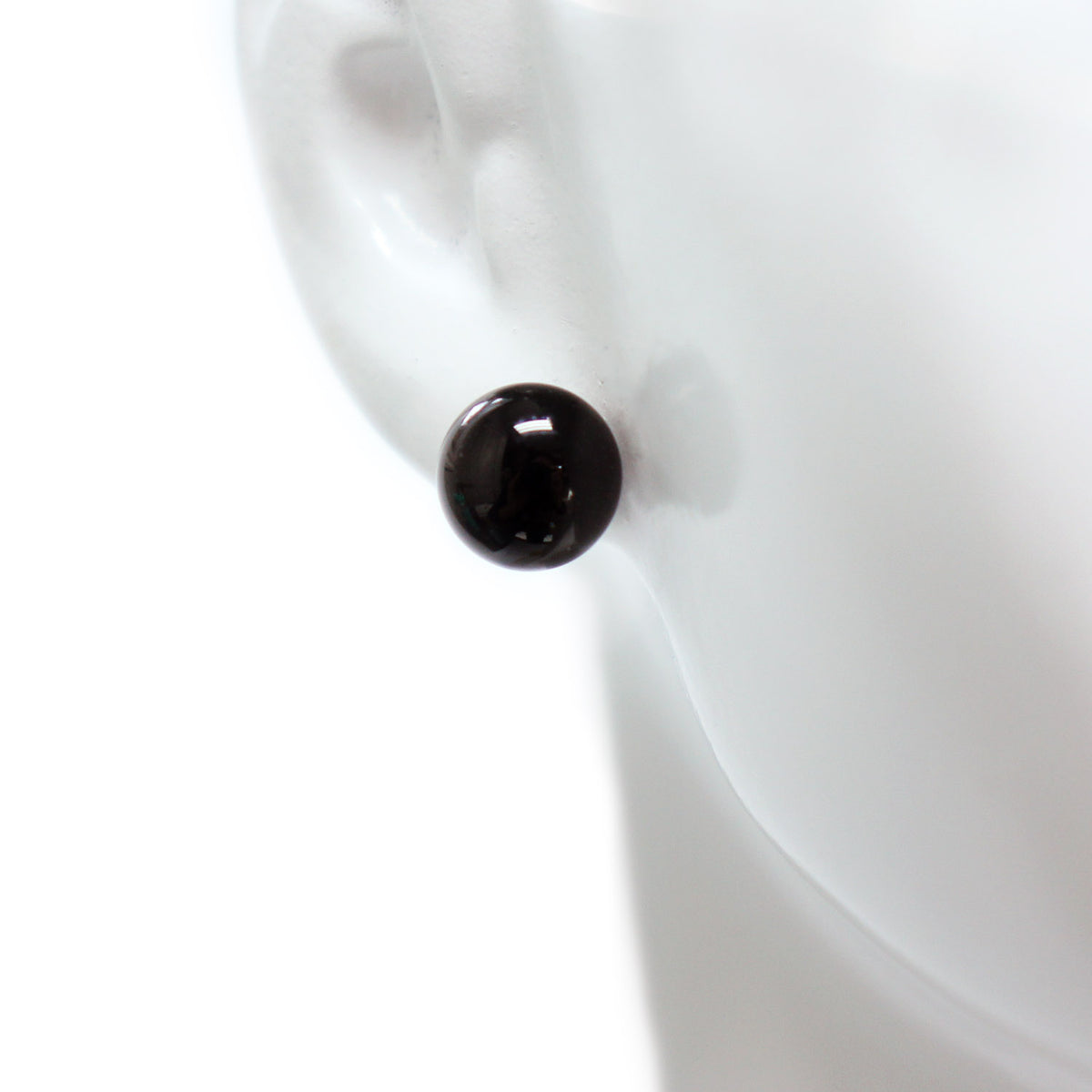 Button earrings