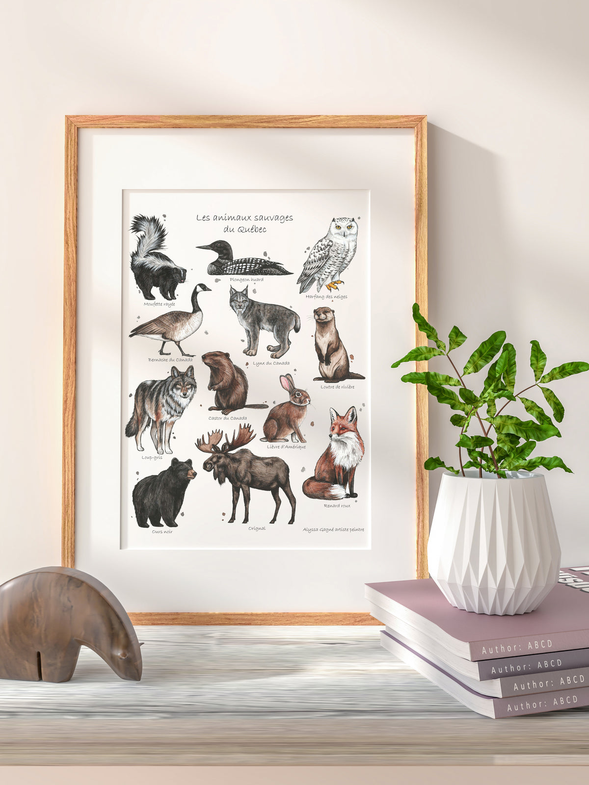 Affiche - Animaux sauvages du Québec