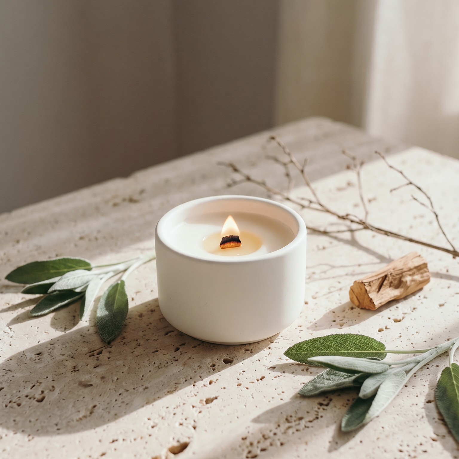Bougie Bali | Bois de Santal + Sauge