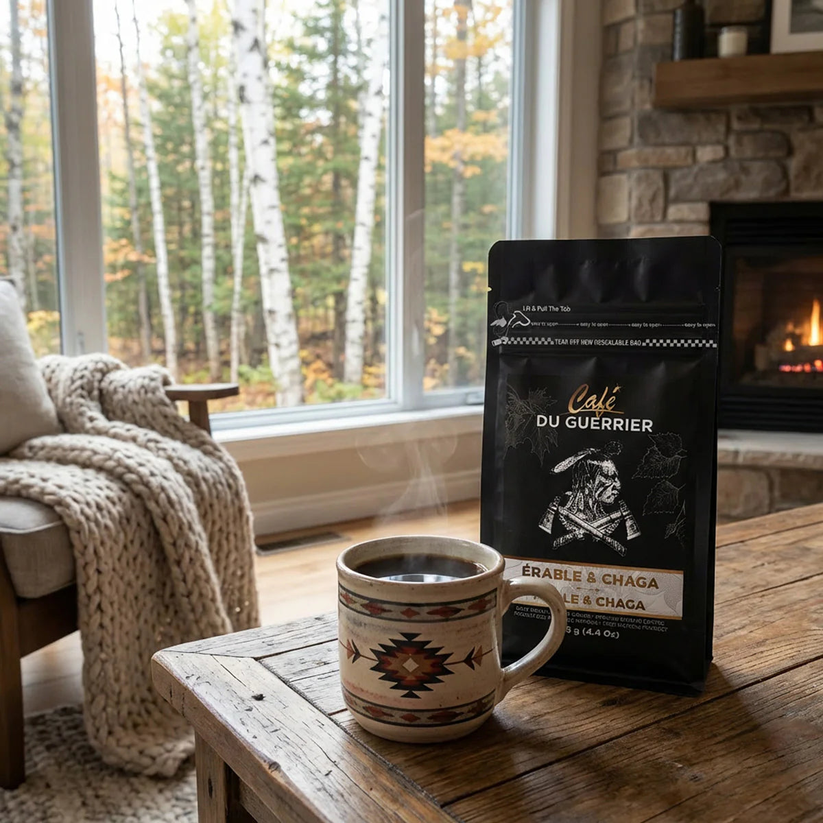 Café érable et chaga