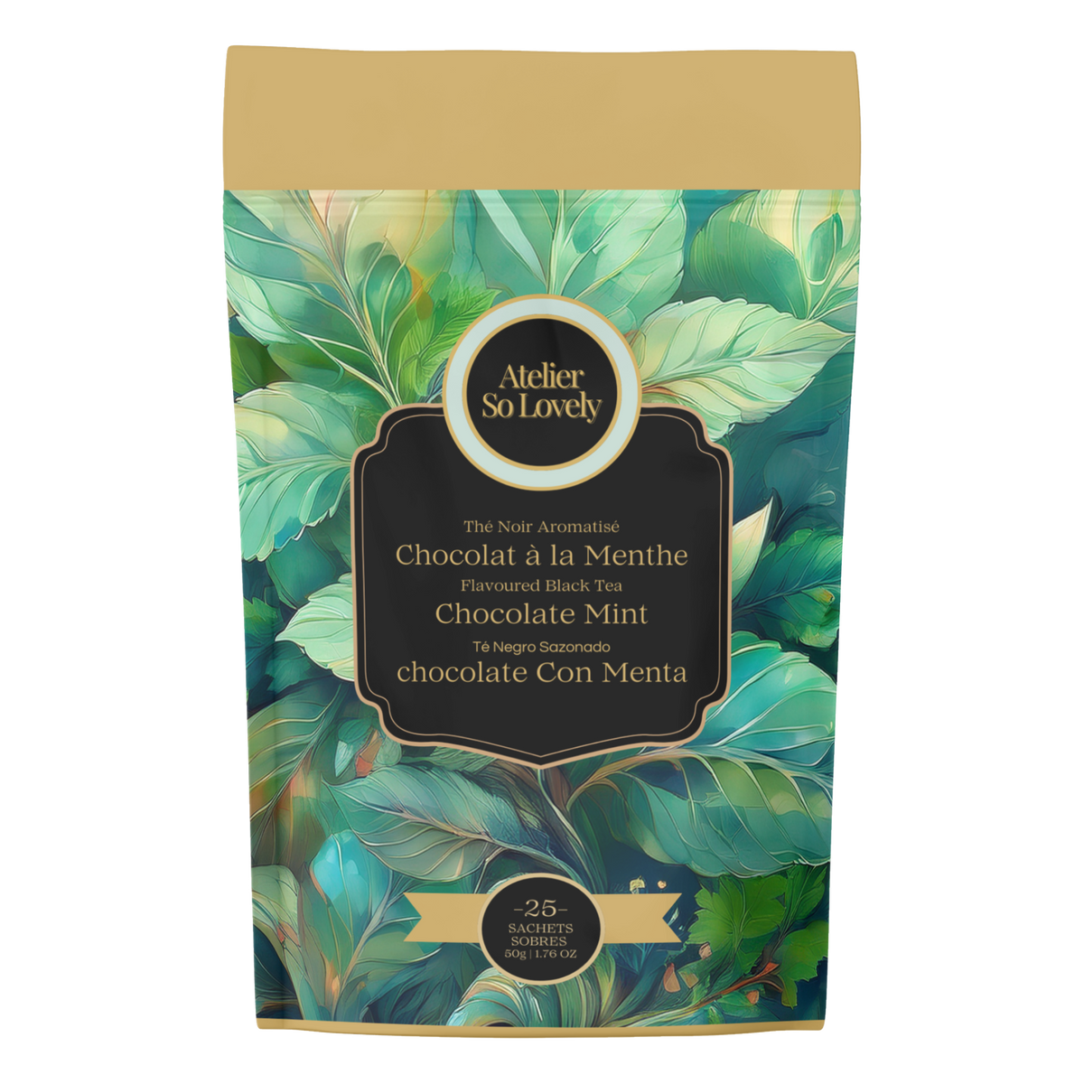 Thé noir chocolat menthe