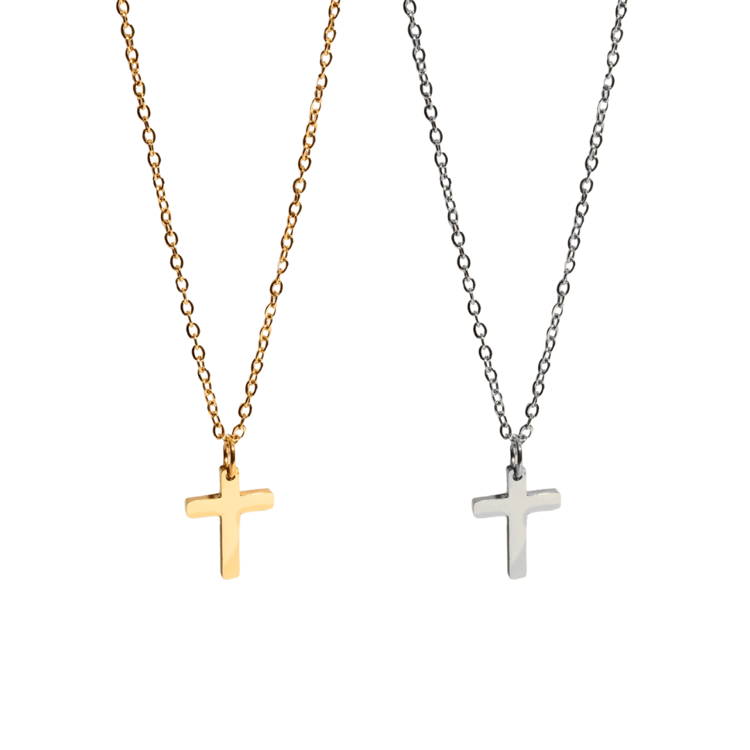Collier croix simple