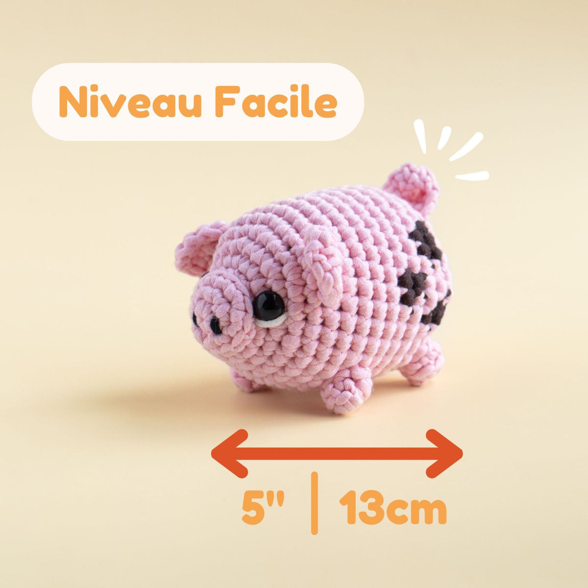 Kit de crochet – Le p’tit cochon