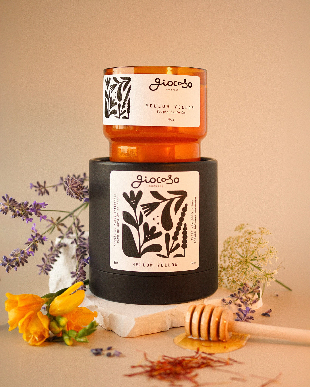 Bougie 8oz Mellow Yellow