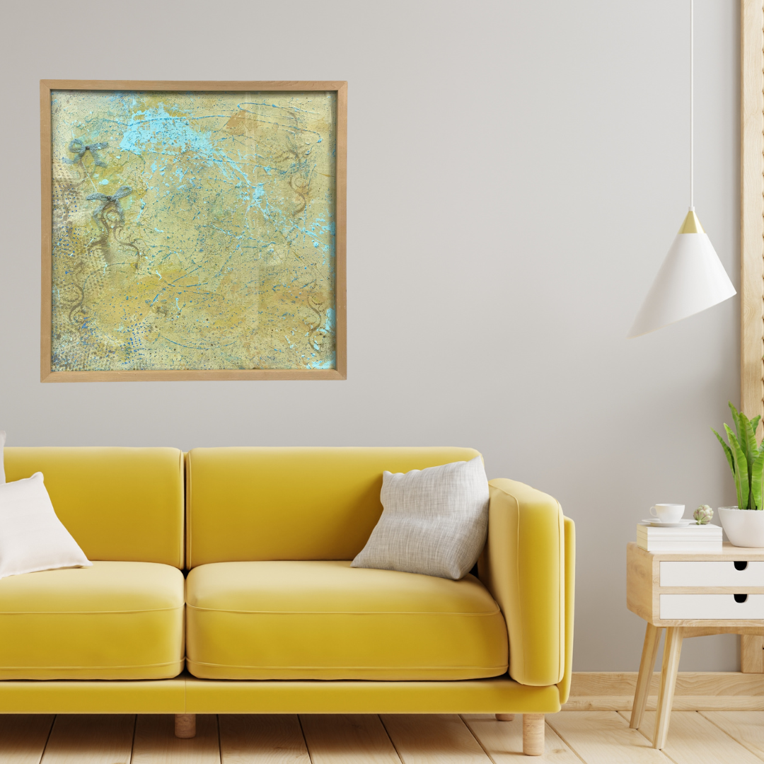 Bonheur bouclé - 24" x 24"