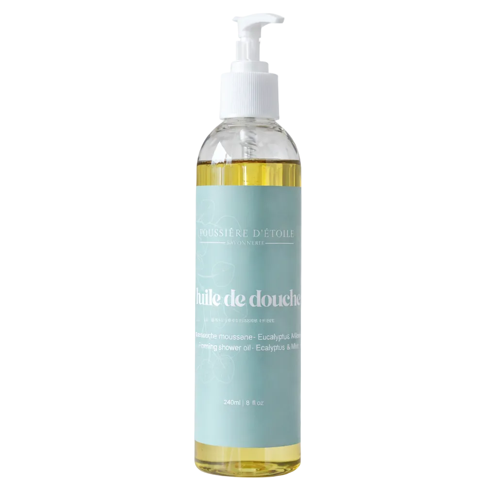 Huile de douche moussante eucalyptus et menthe