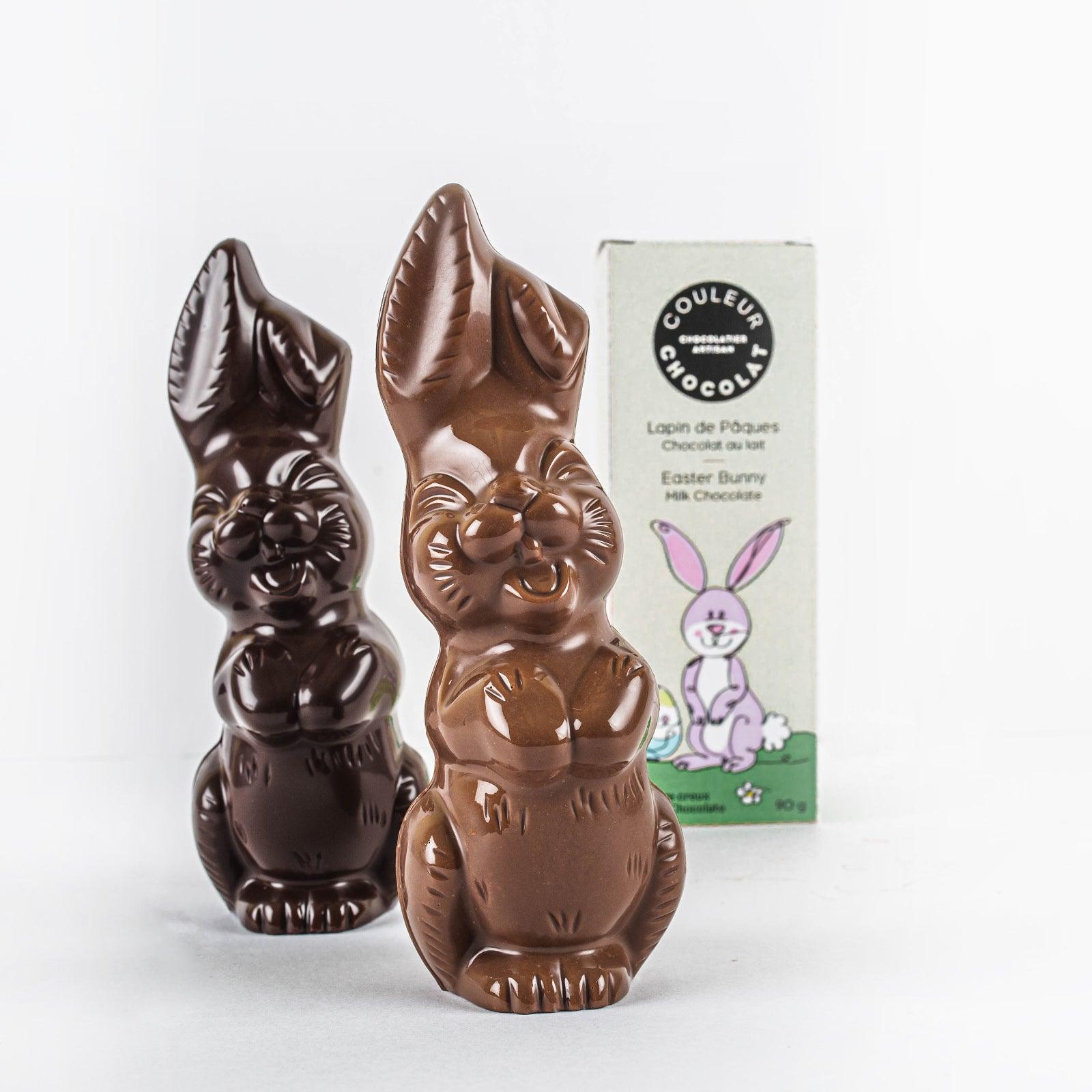 Le lapin de Pâques - Couleur Chocolat