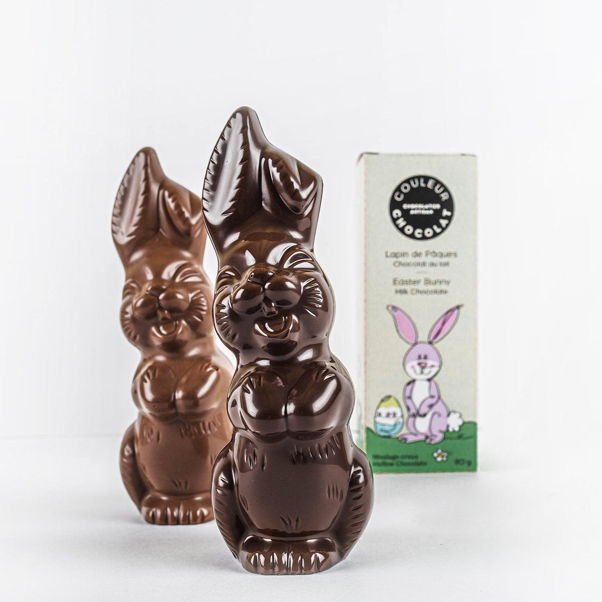 Le lapin de Pâques - Couleur Chocolat