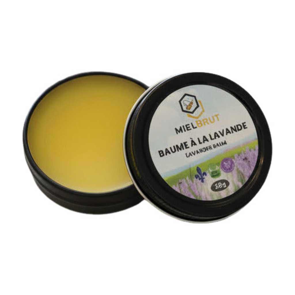 Baume à la cire d'abeille et à la lavande – Soulagement apaisant pour les peaux et les lèvres sèches