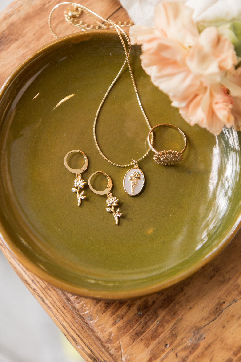 Boucles d'oreilles Marguerite 1