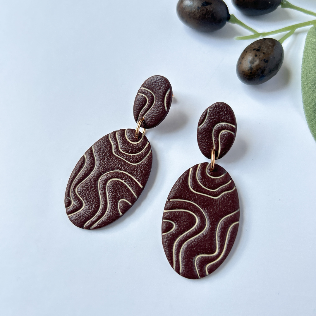 Boucles d'oreille Onda de Terra