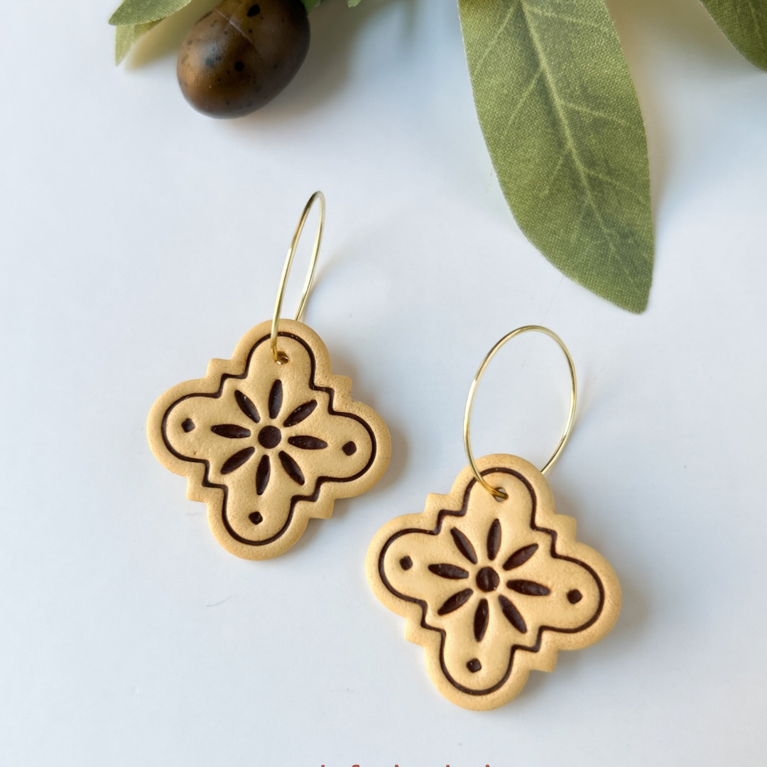 Boucles d'oreille Tuile Andaluz