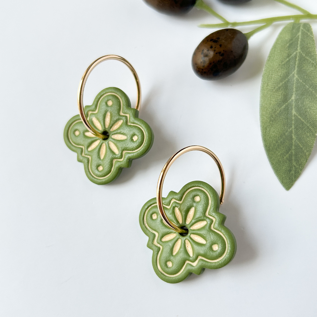 Boucles d'oreille Tuile Andaluz