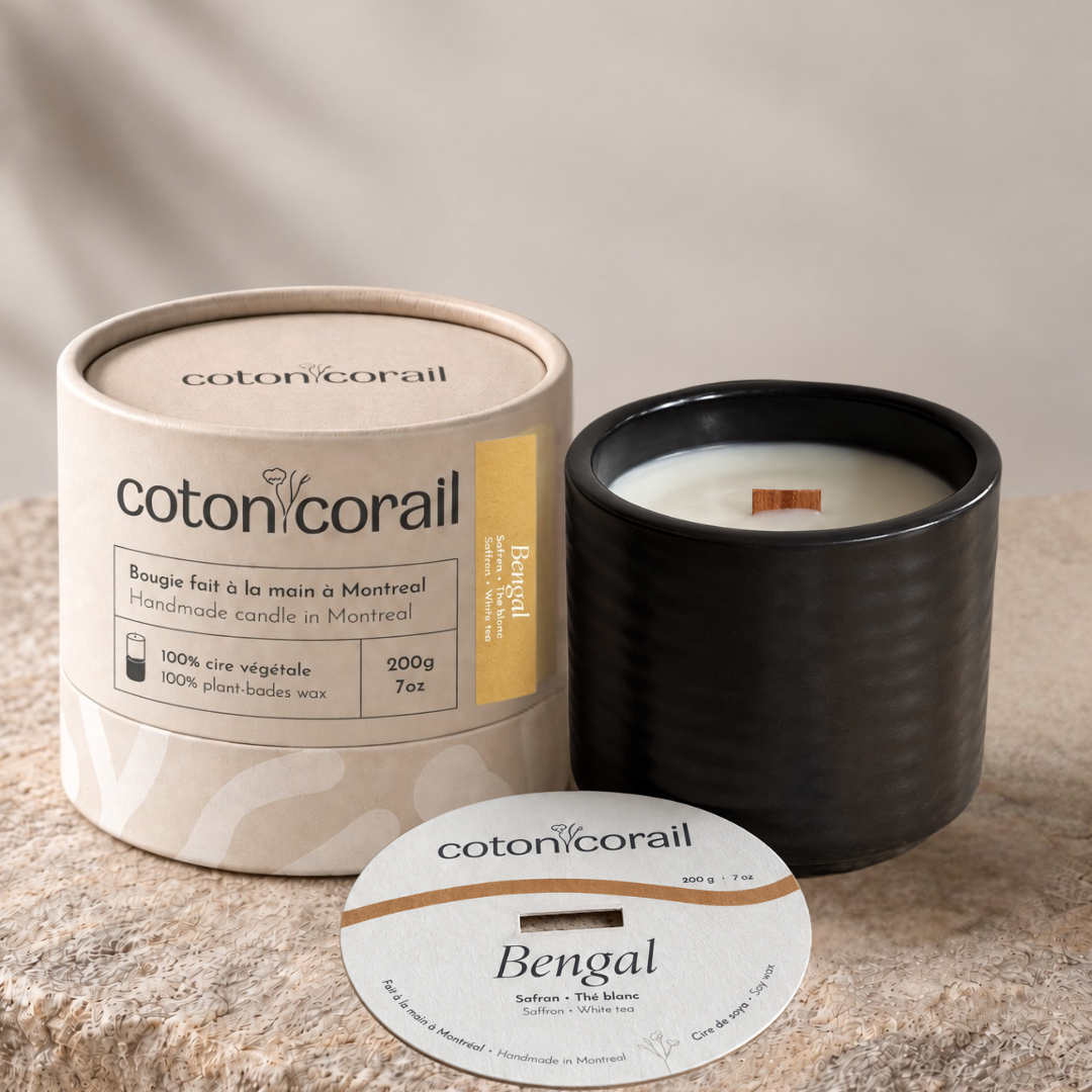 Bengal Candle | Saffron + White Tea