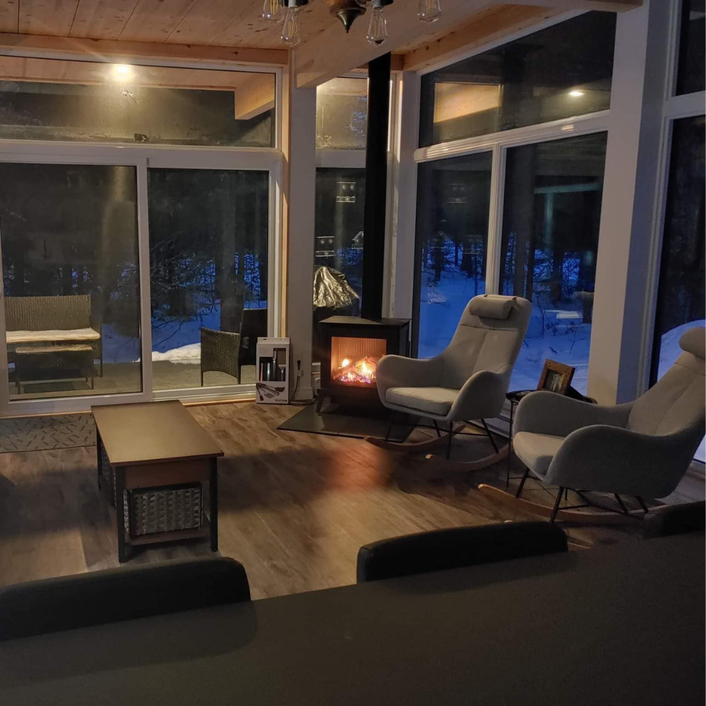 Deux nuitées dans un chalet pour 2 personnes - Les Chalets Double K