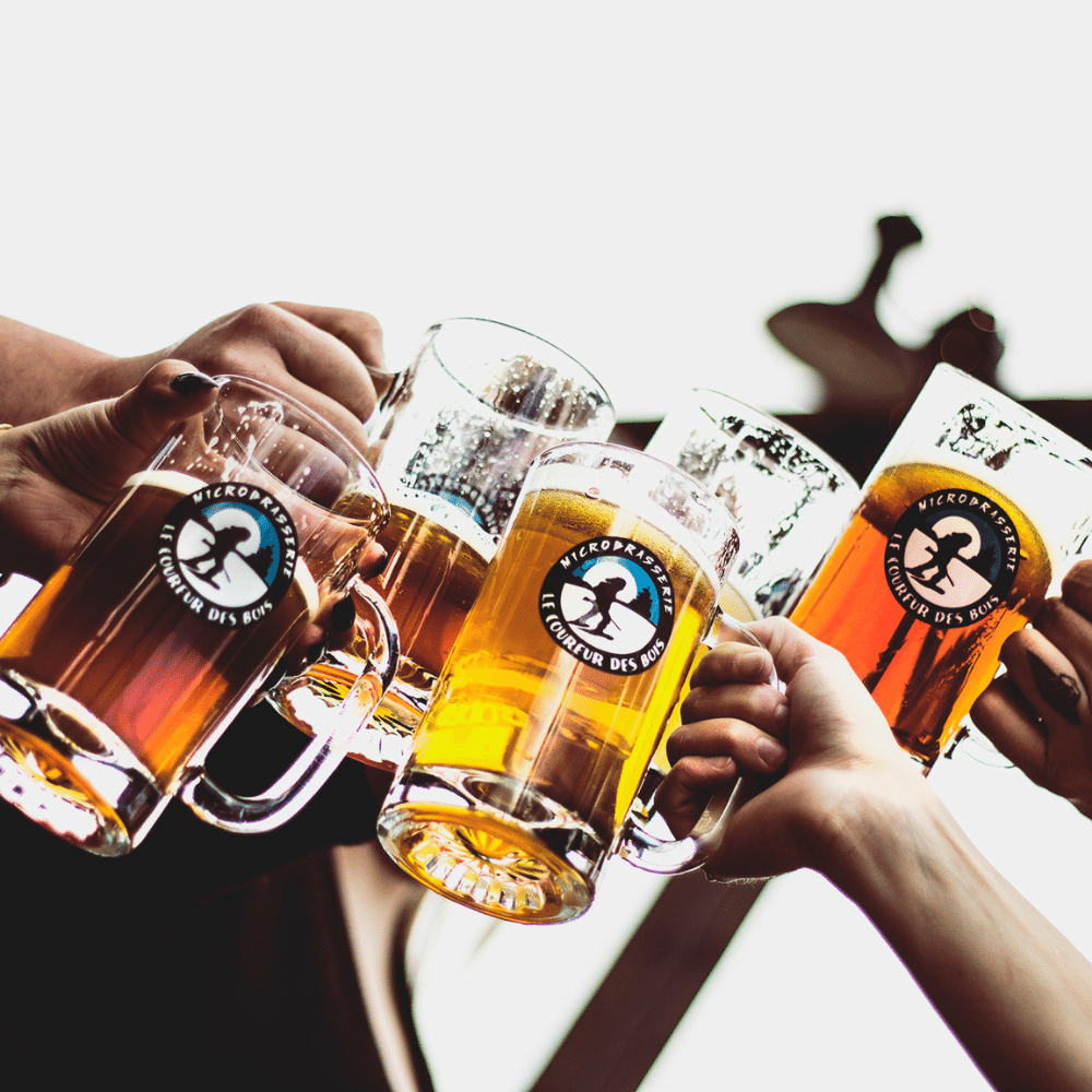 Dégustation de bières et nachos pour 2 personnes - Microbrasserie le Coureur des Bois