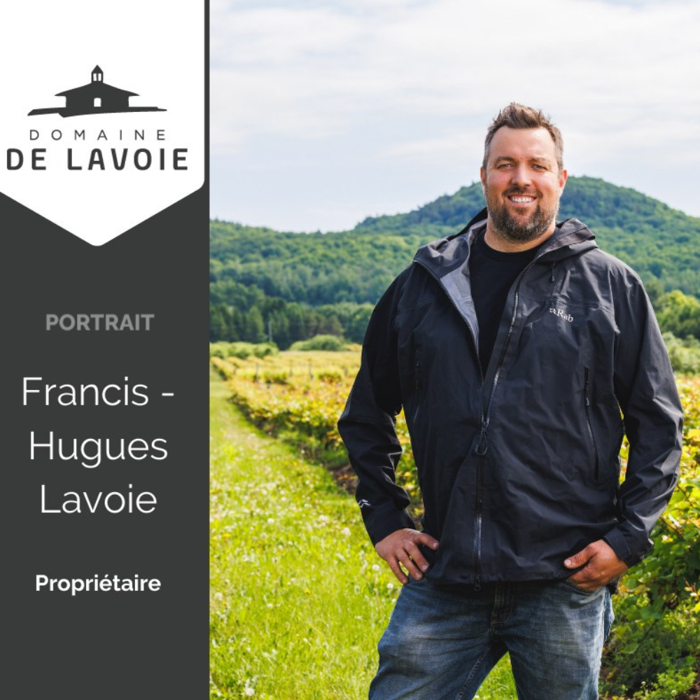 Dégustation de vin et bouteille - Domaine de Lavoie - Vignoble et cidrerie