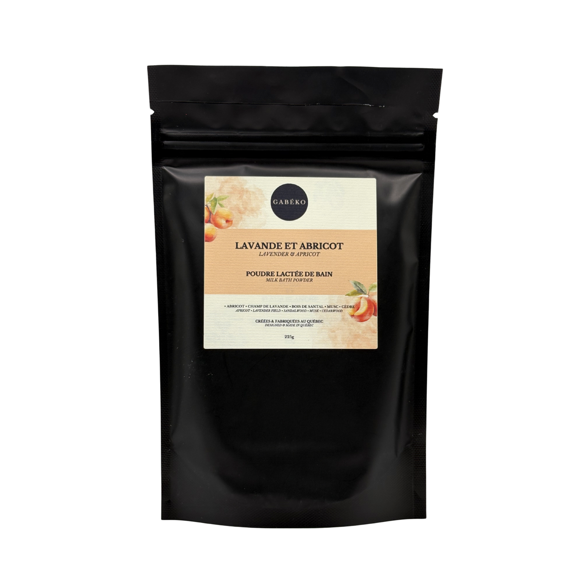 Milky powder - Lavender and apricot