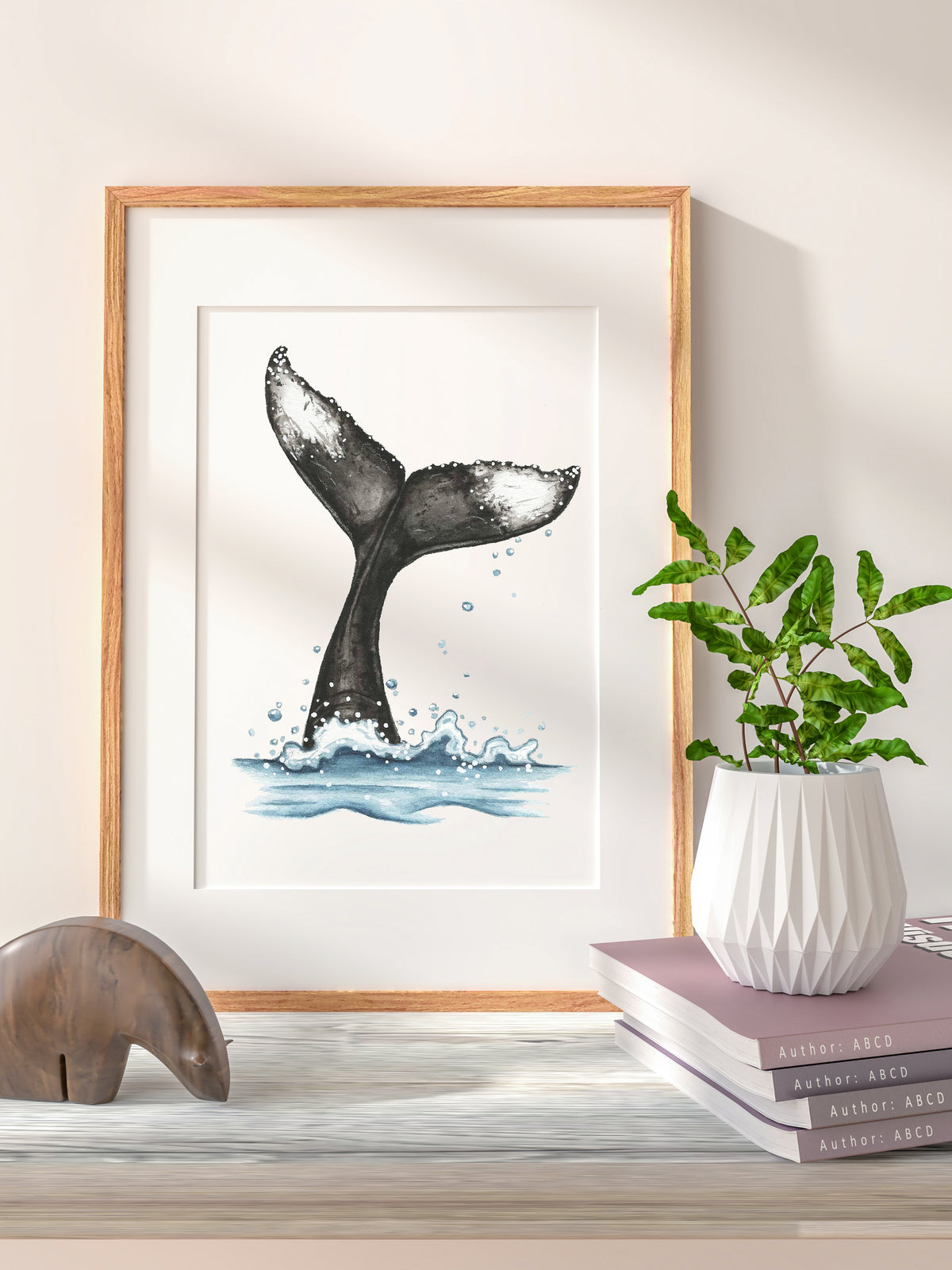 Affiche - Queue de baleine - 5'' x 7''