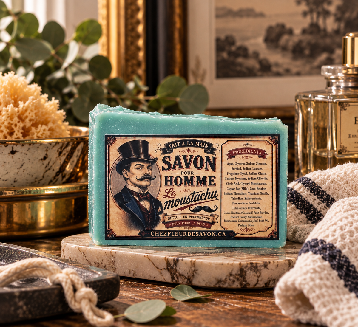 Gentleman Savon - Le moustachu