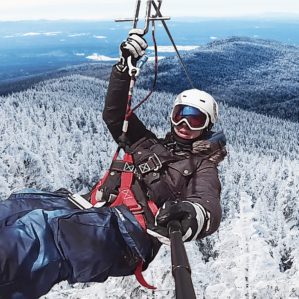Randonnée et méga-tyroliennes hivernales pour 2 personnes - TYROPARC