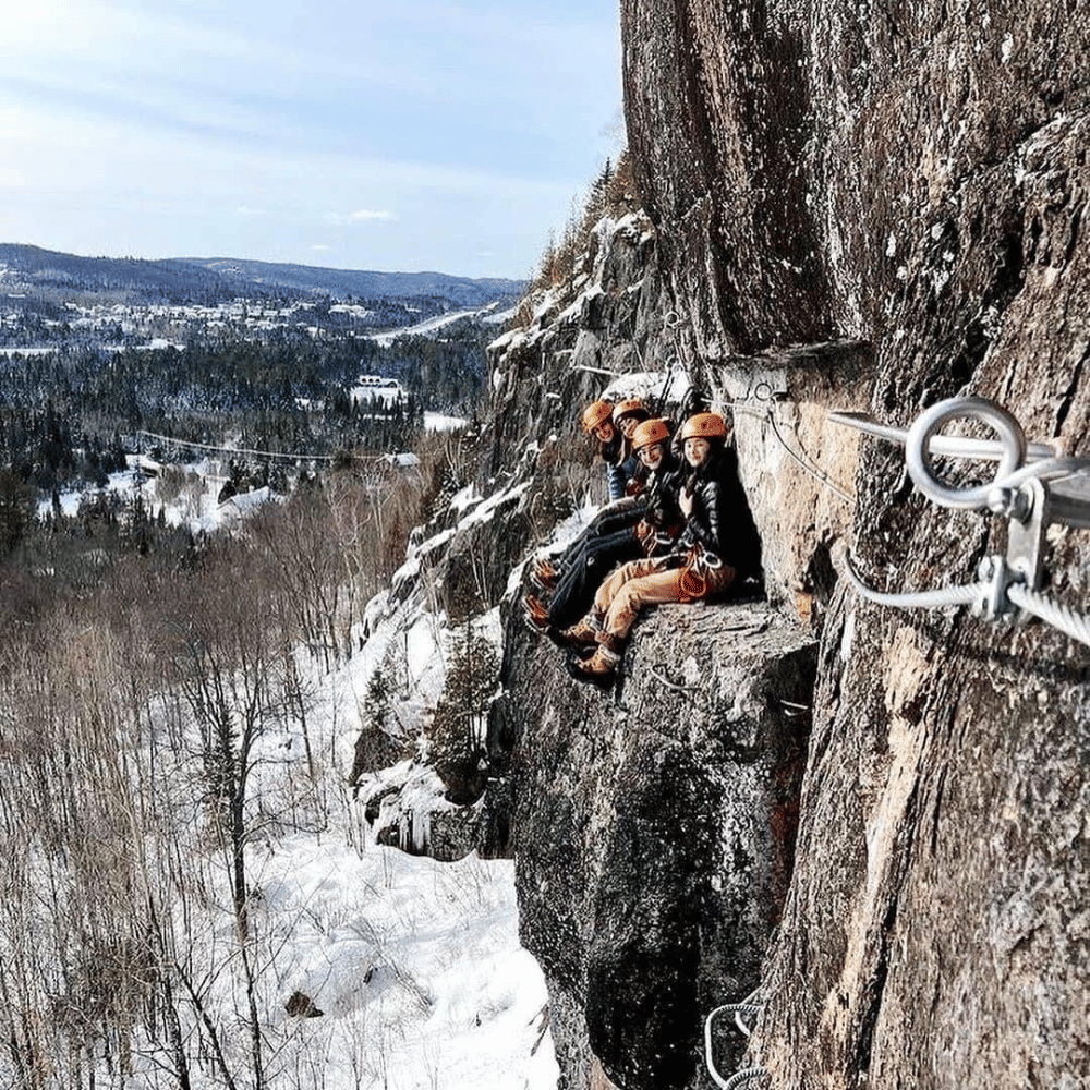 Via Ferrata hivernale pour 2 personnes - TYROPARC
