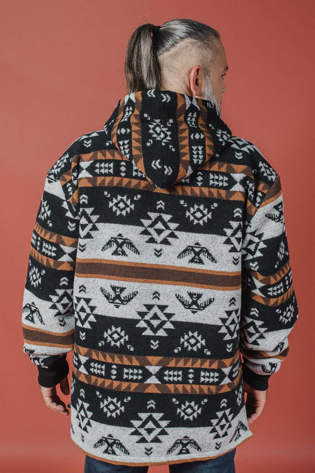 Hoodie Poncho Thundebird
