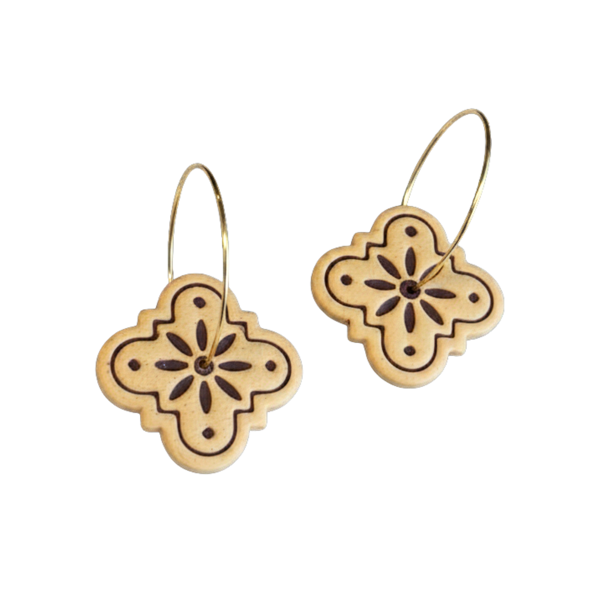 Boucles d'oreille Tuile Andaluz