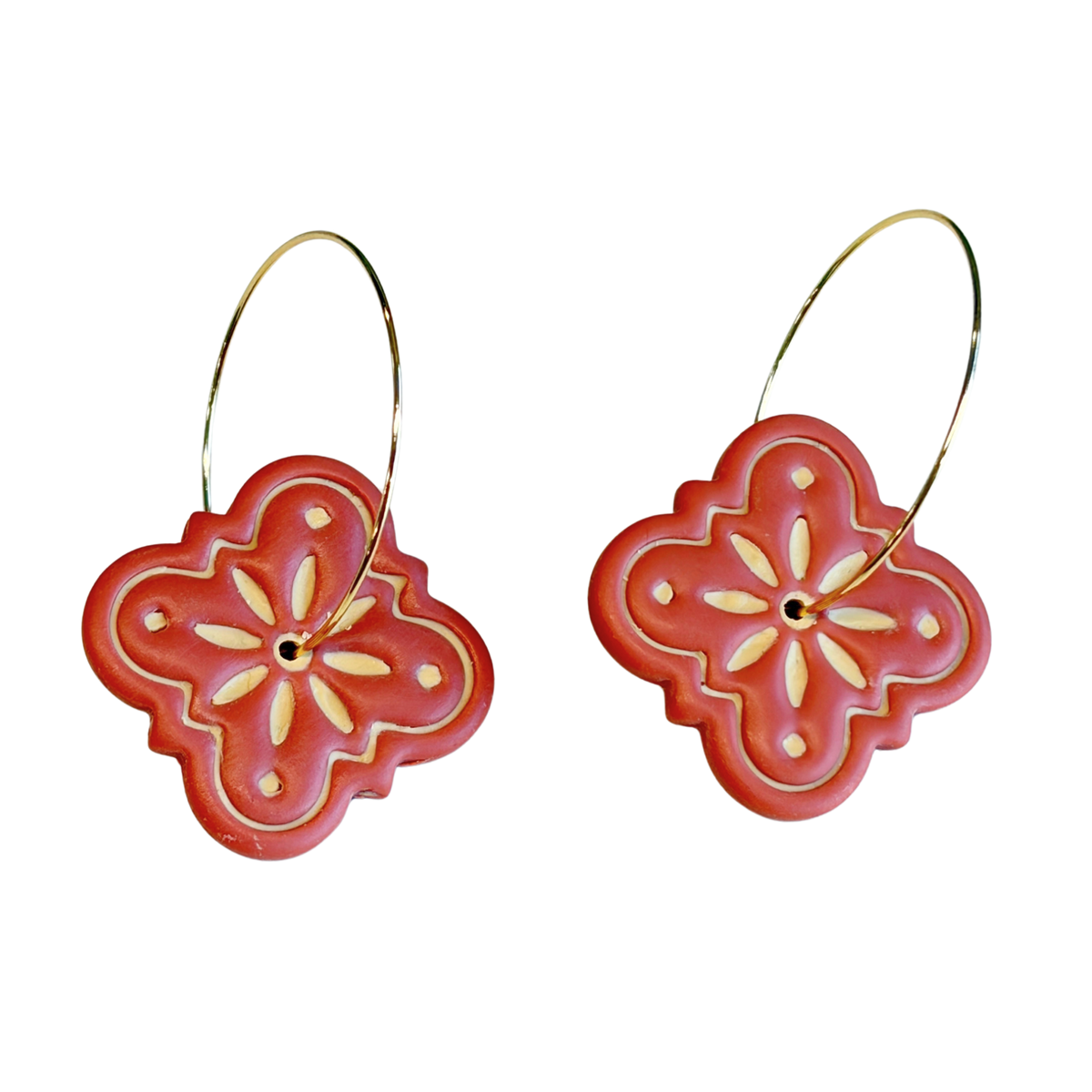 Boucles d'oreille Tuile Andaluz