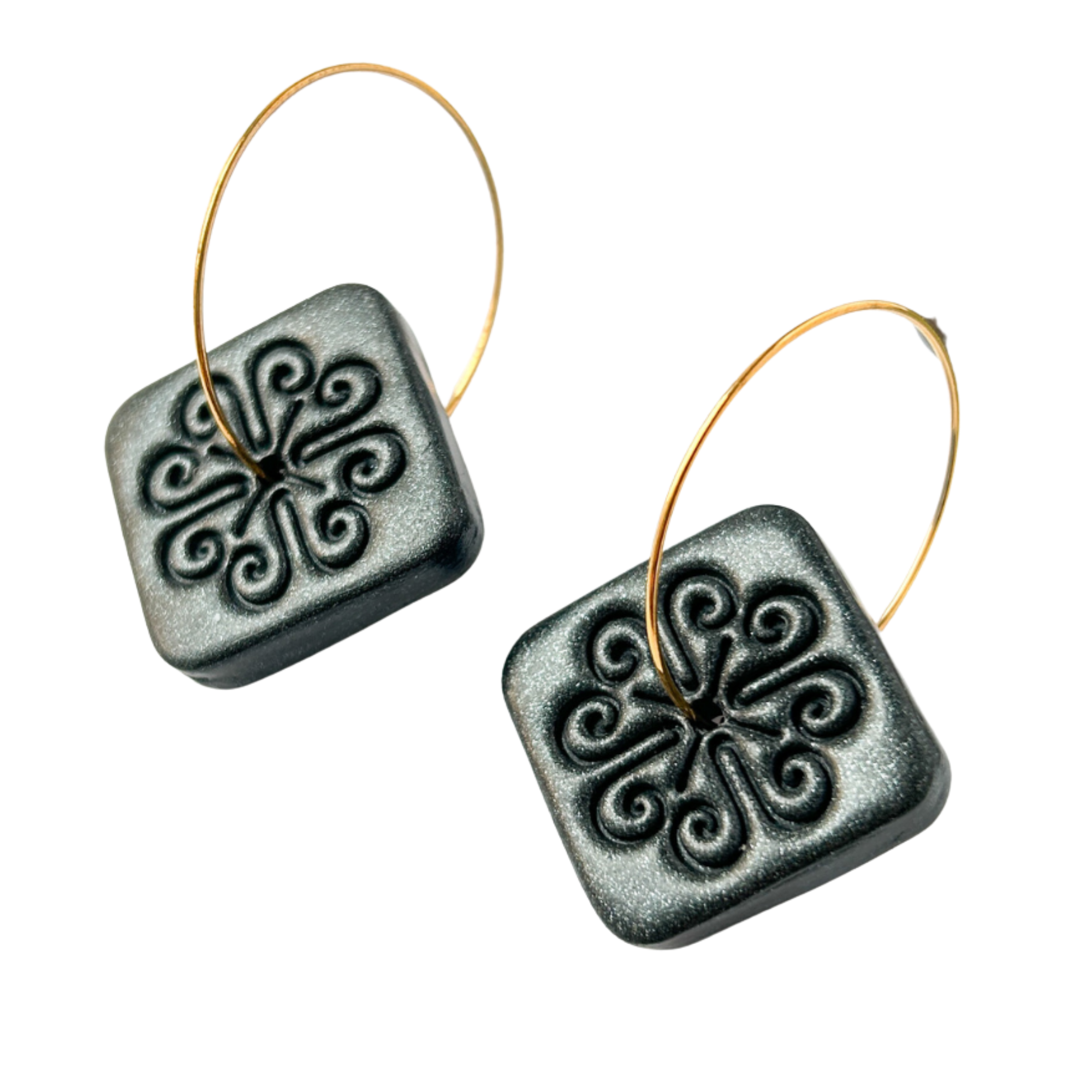 Boucles d'oreille Tuiles