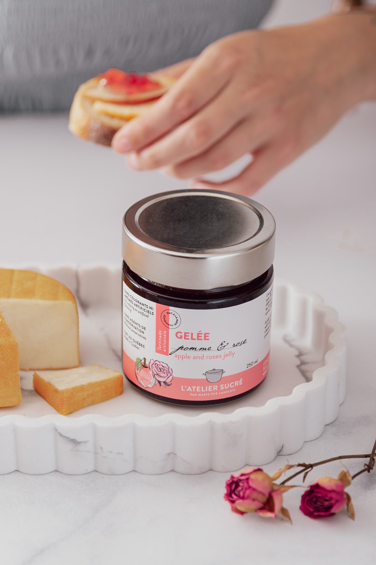 Gelée de pomme & rose