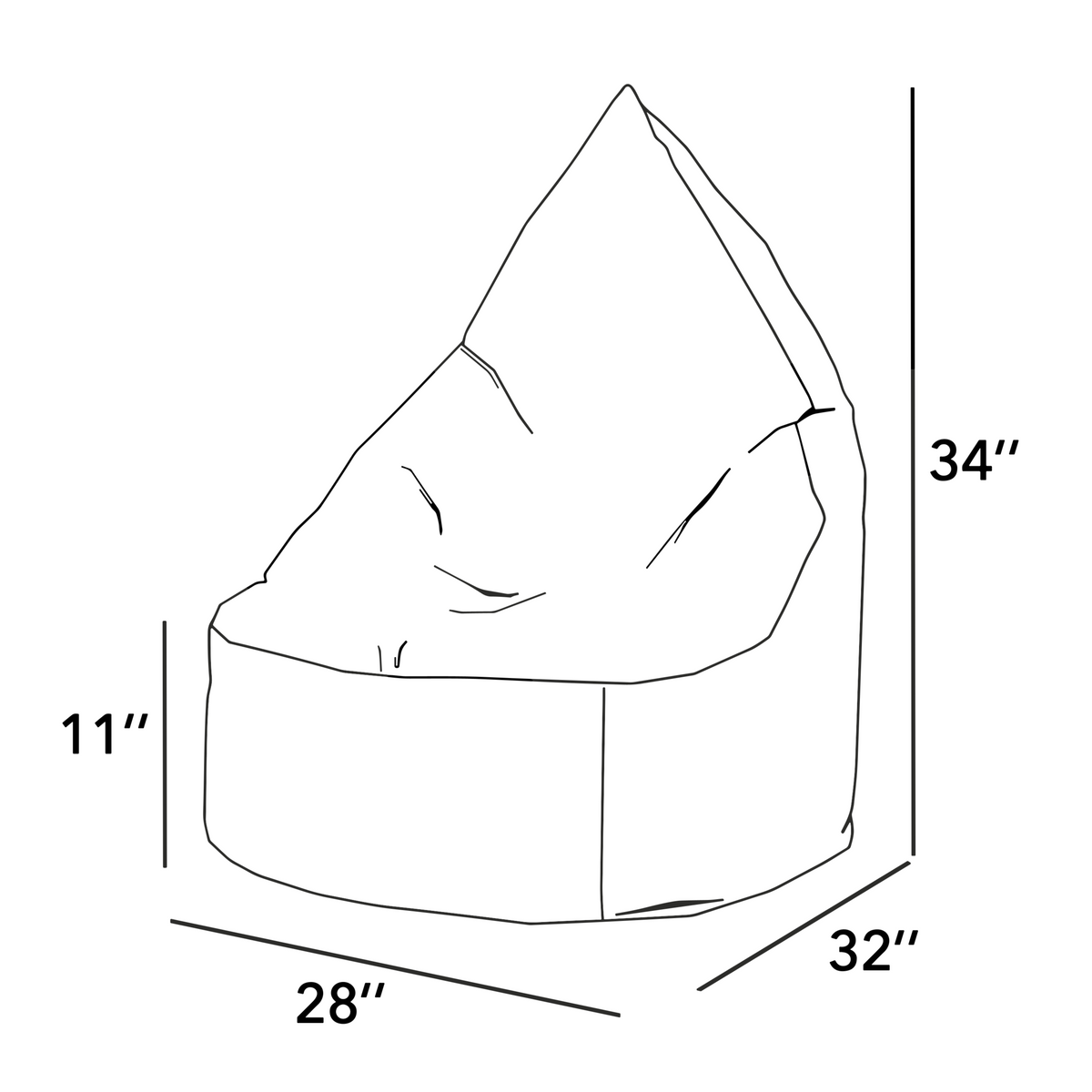 Bean Bag Ergo Junior - Paloma