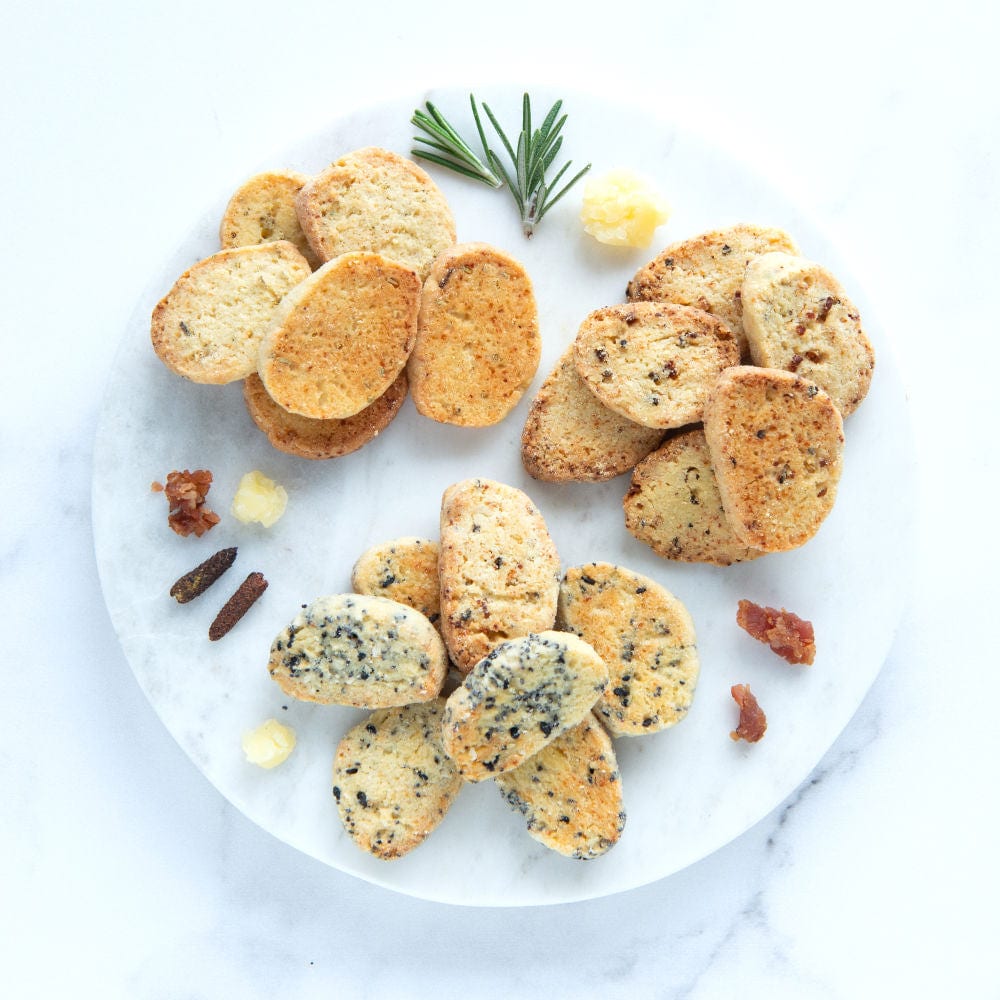 Boite de p'tits Sablés - Parmesan et romarin