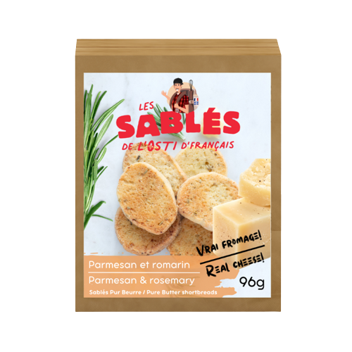 Boite de p'tits Sablés - Parmesan et romarin