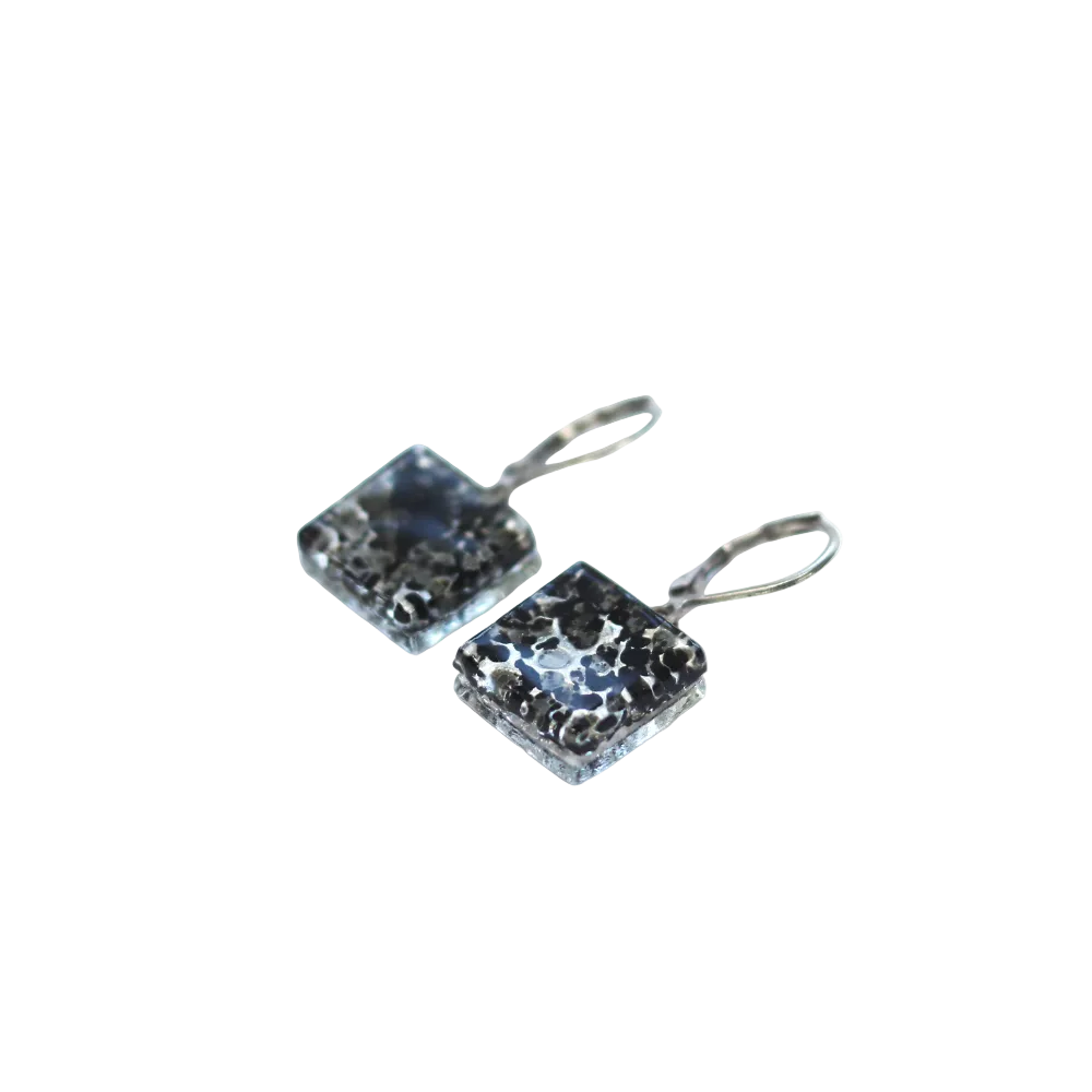 Boucle d'oreille à motif suspendu | Choisissez votre couleur