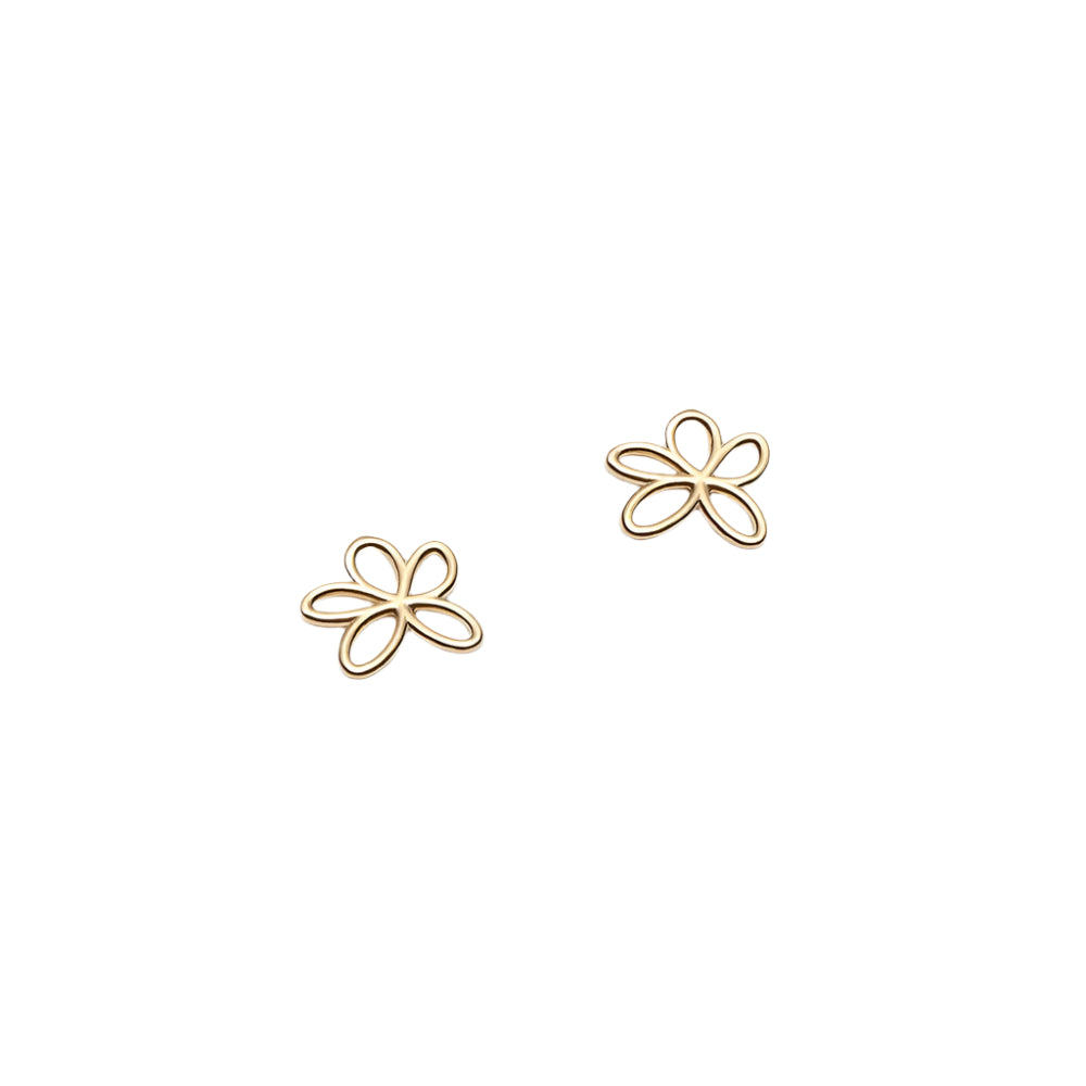 Boucles d'oreilles marguerite - Or