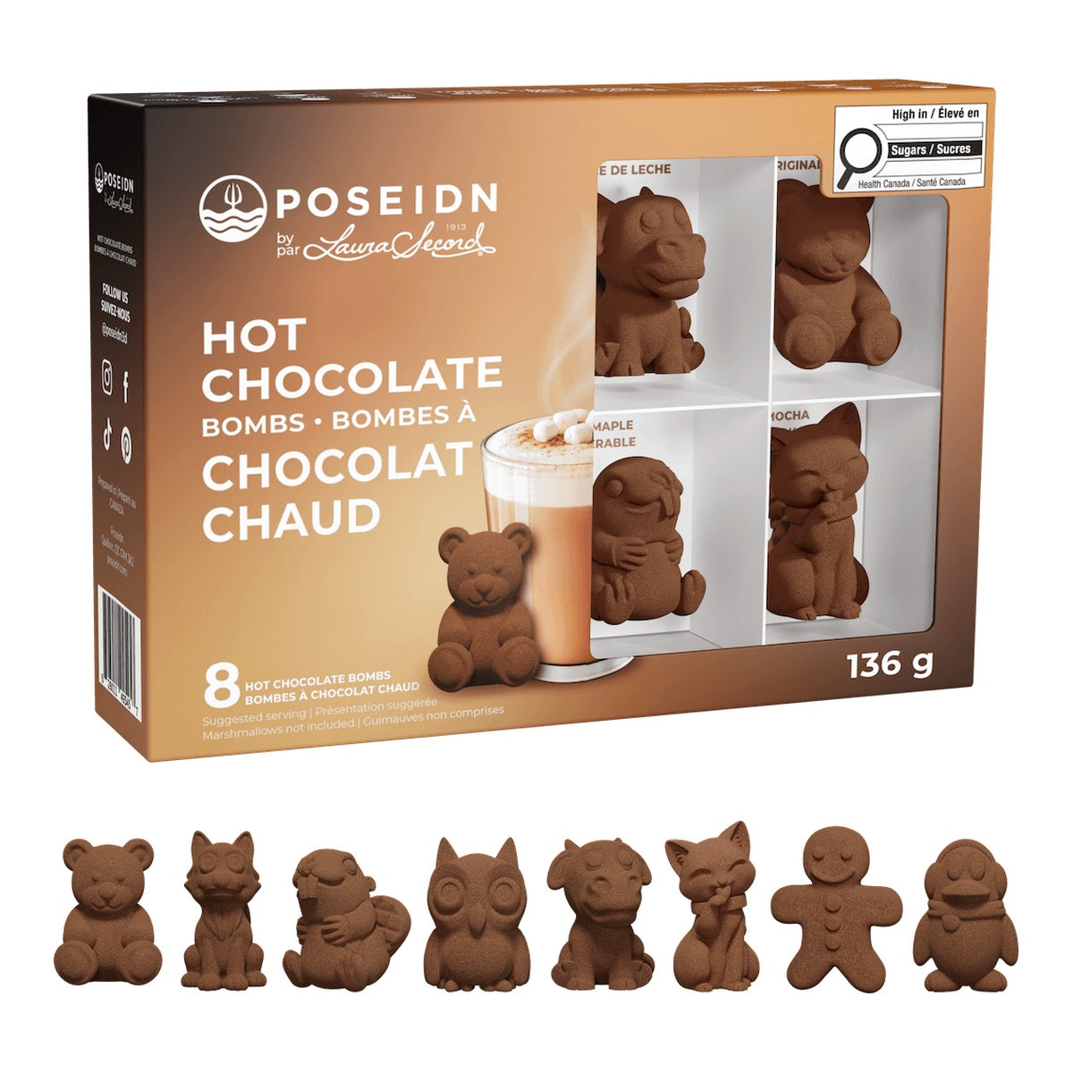 Coffret bombes à chocolat chaud