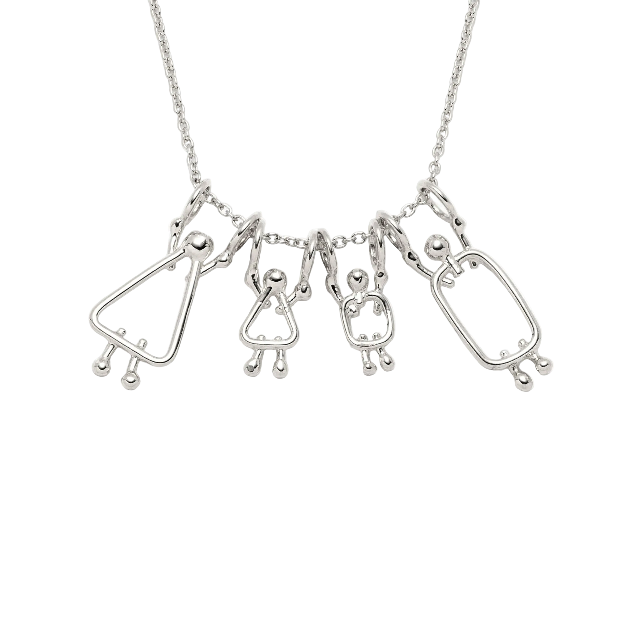 Collier de famille maman d’un garçon et d’une fille