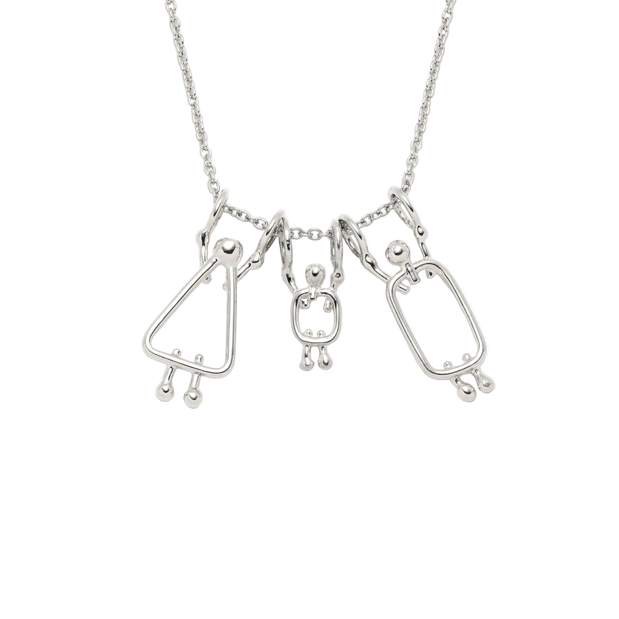Family necklace for a mom of a boy - Personalized birth gift made in Quebec