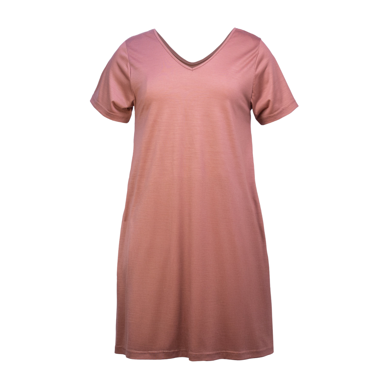 Robe Mérinos Saumon - Mingan - BONNETIER