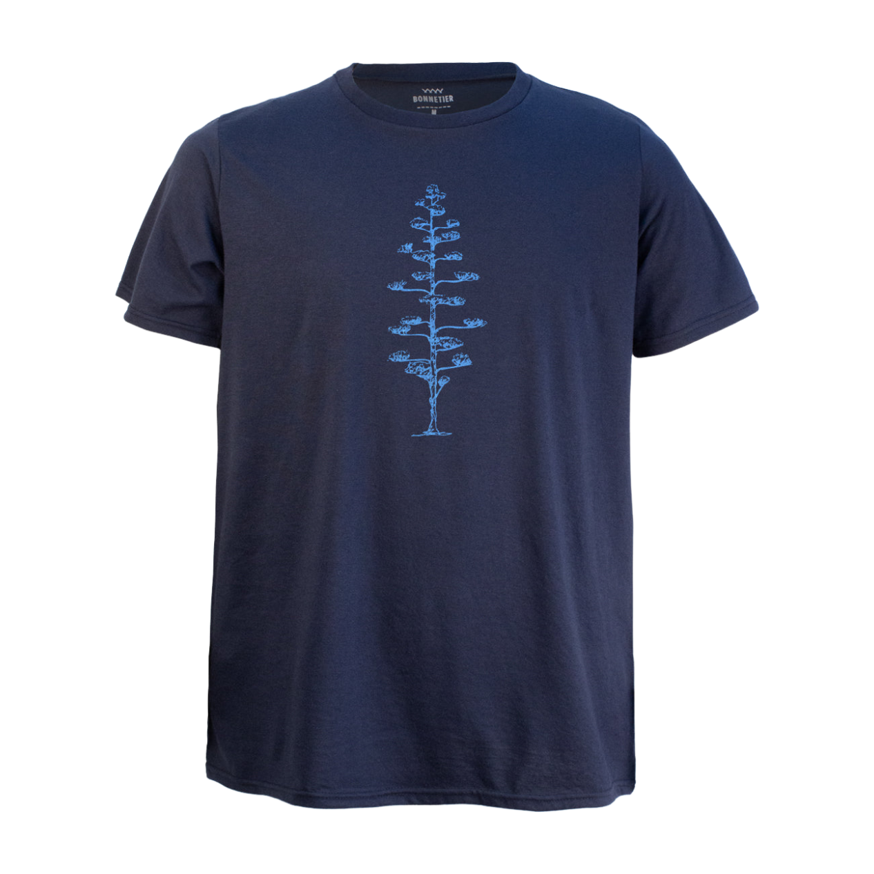 T-Shirt Homme Marine - Hinoki - BONNETIER