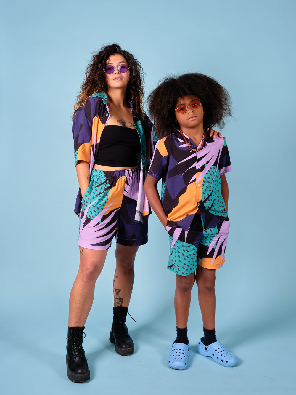 Short Dark Monstera Enfant